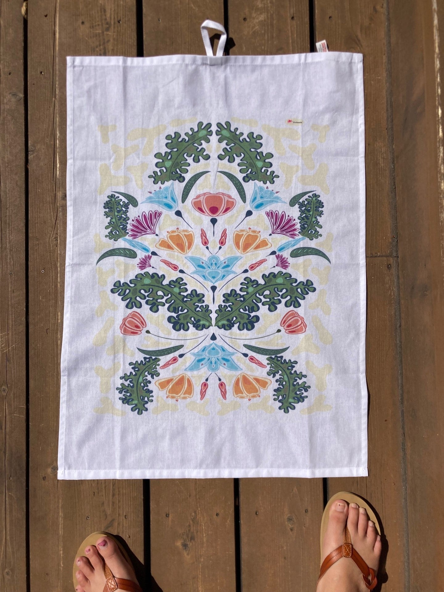 Healing Blooms Tea Towel